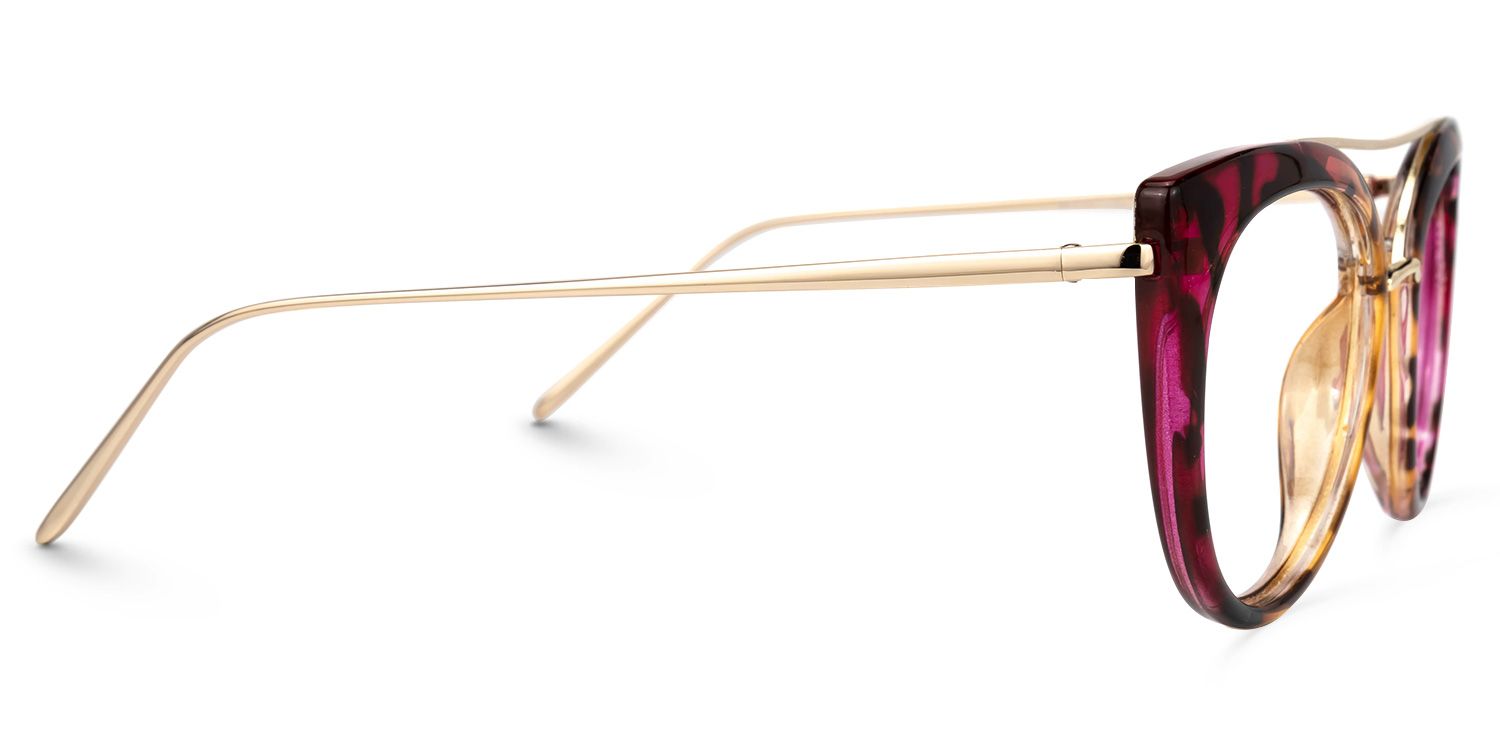 Brinson Cateye Red-Tortoise Glasses | Zeelool Glasses