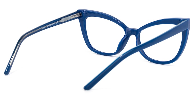 Niamh Cateye Blue Glasses | Zeelool Glasses4