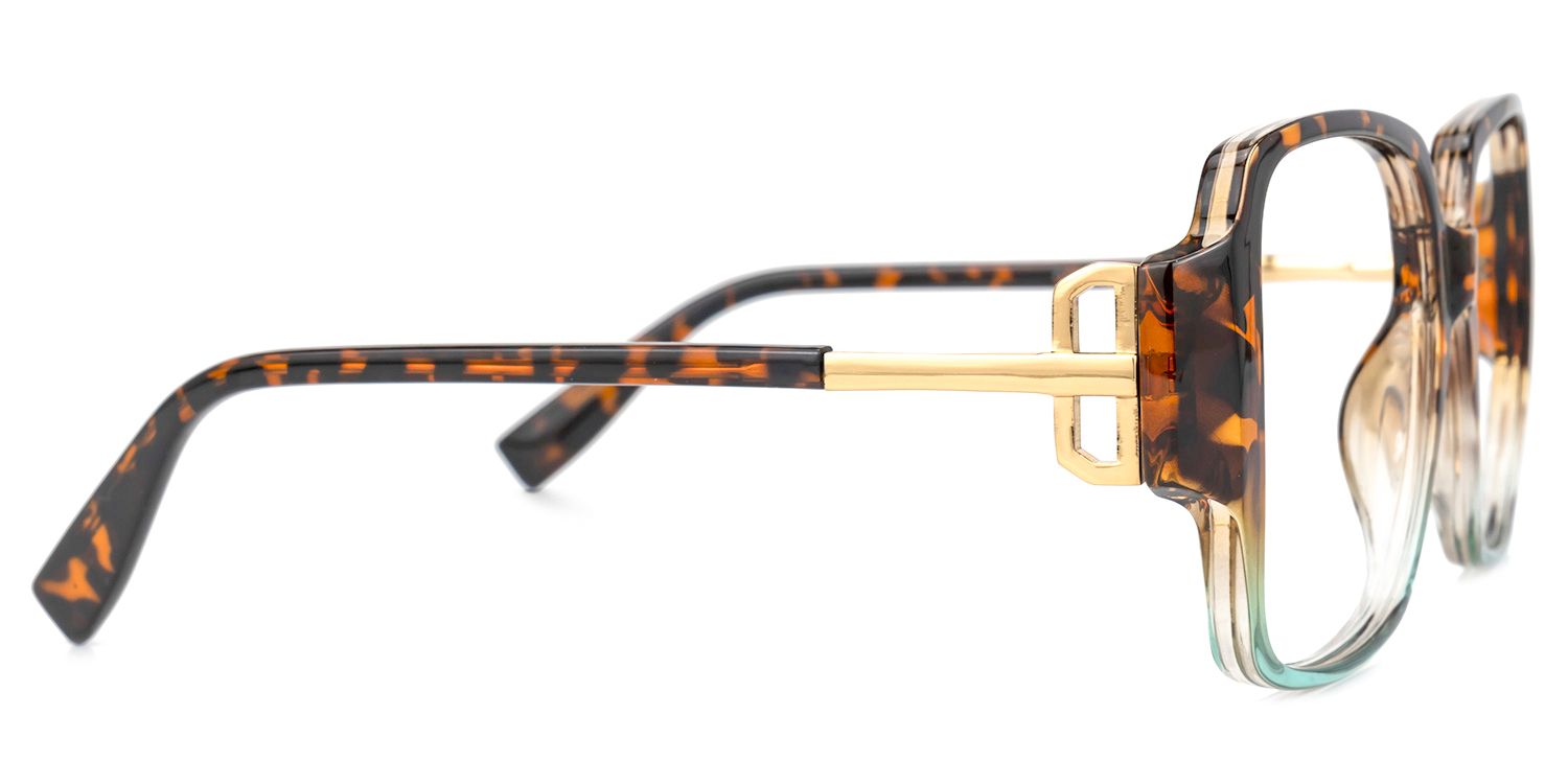 Colon Square Tortoise Glasses | Zeelool Glasses2