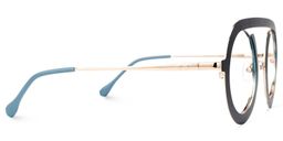 Florida Round Blue Glasses2