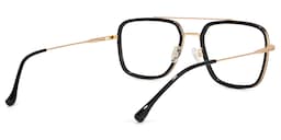Nayeli Aviator Black-Gold Glasses4