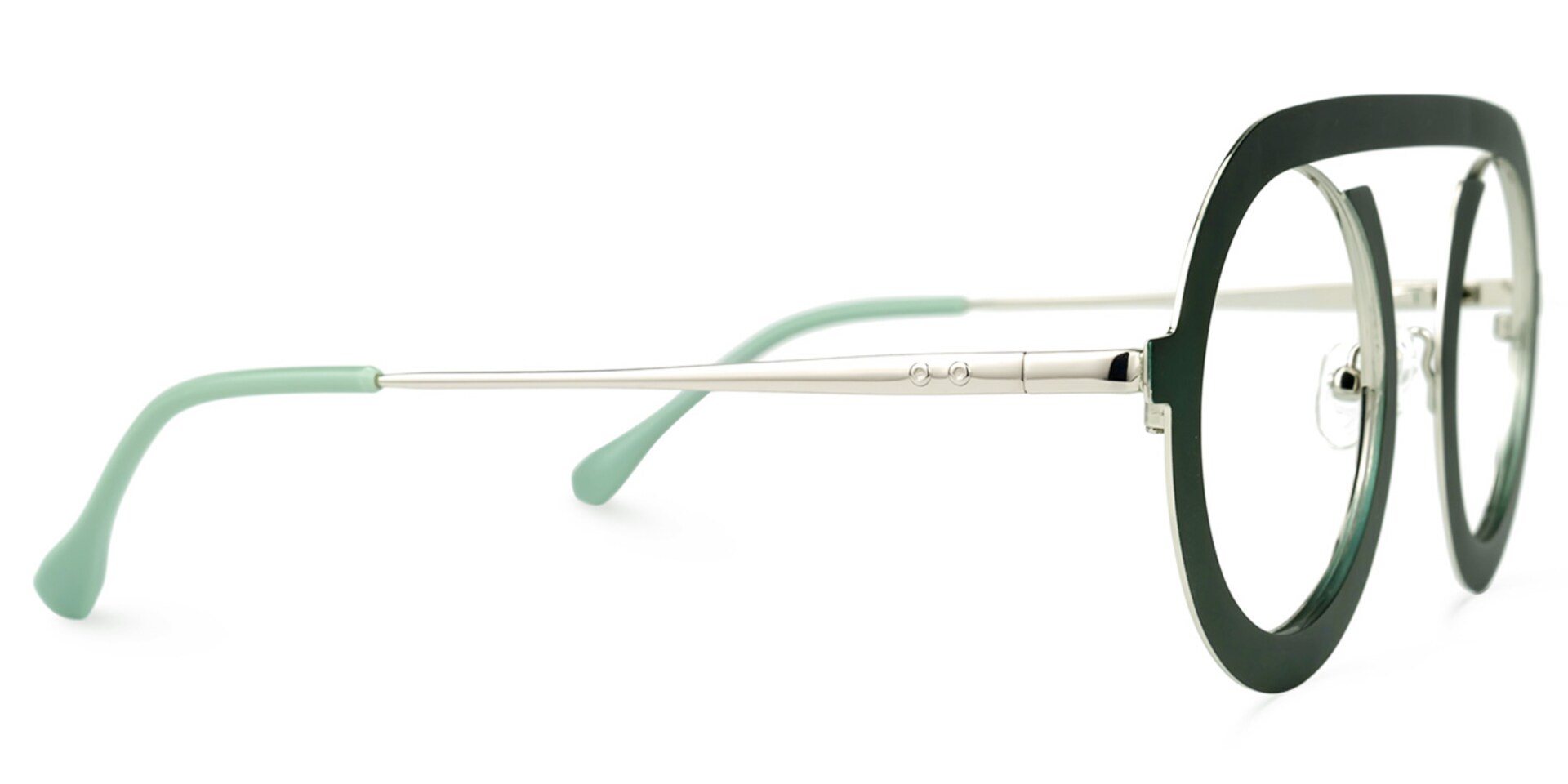 Florida Round Green Glasses | Zeelool Glasses2