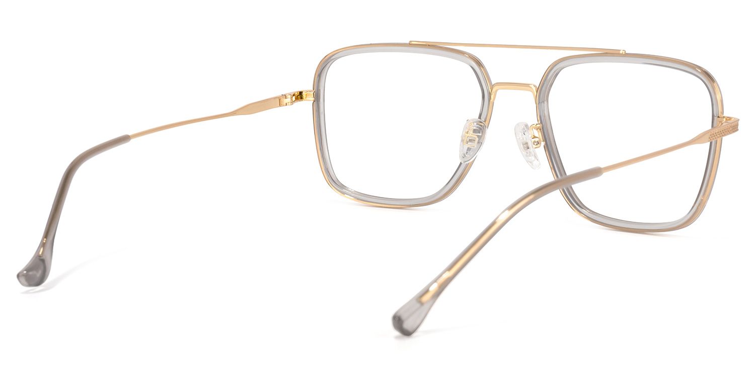 Nayeli Aviator Gray-Gold Glasses | ZEELOOL Canada4