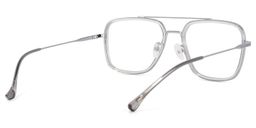 Nayeli Aviator Gray-Silver Glasses4