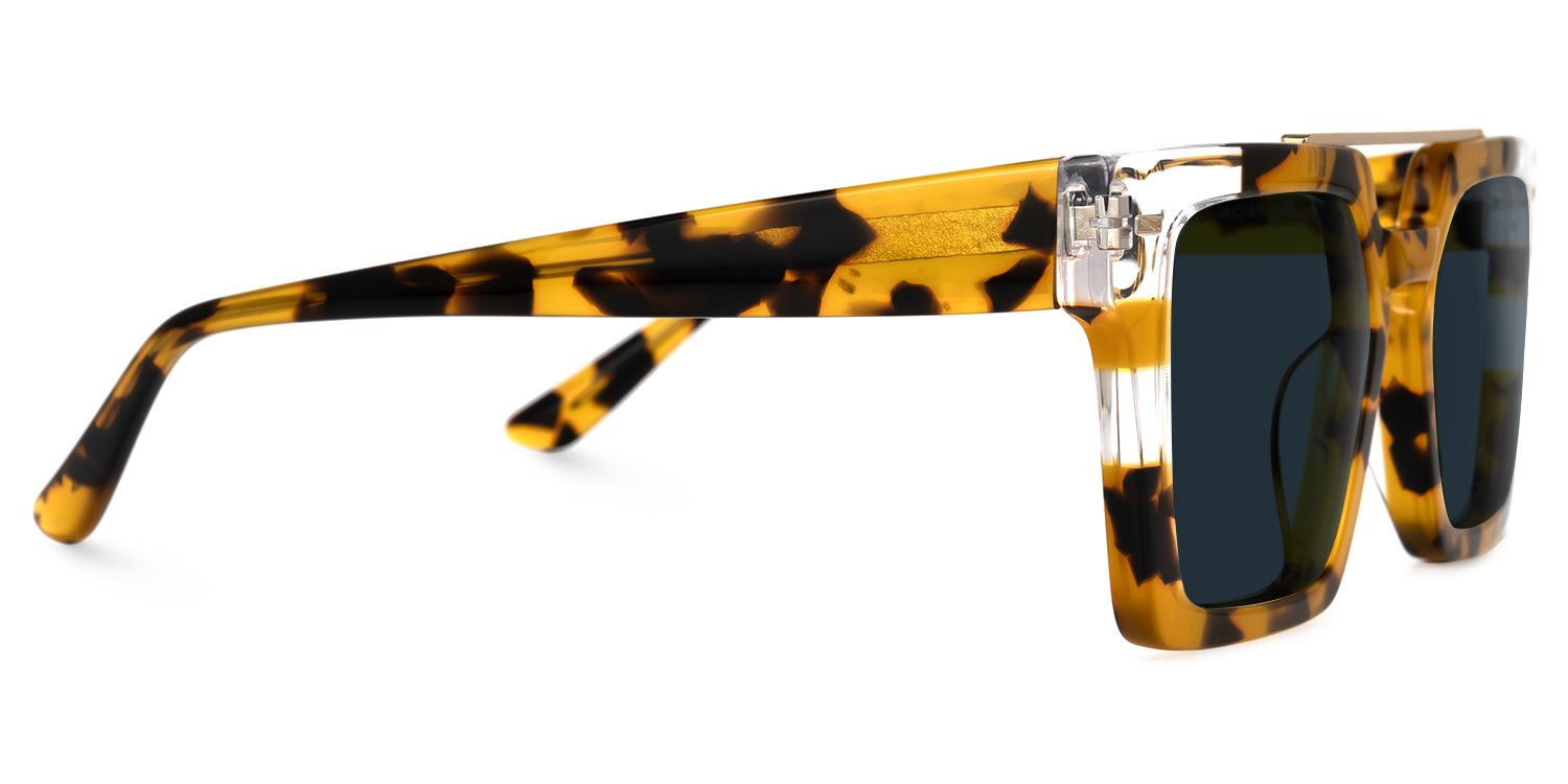Julisa Square Style Tortoise Frame Sunglasses | ZEELOOL2