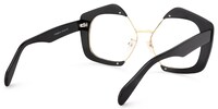 Frankie Geometric Black Glasses4
