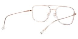 Nayeli Clear Aviator Glasses4