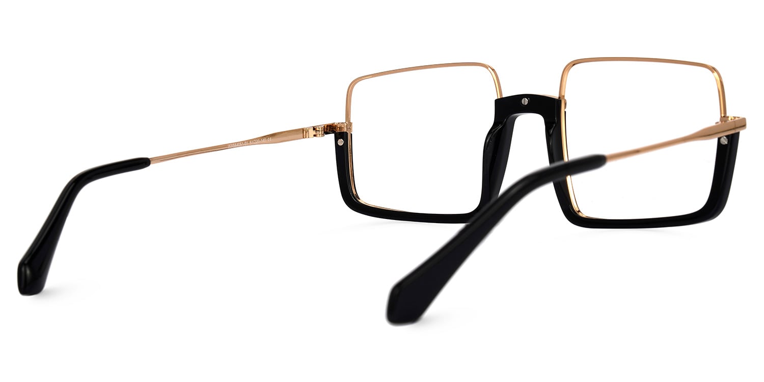 Shelton Square Black Glasses3
