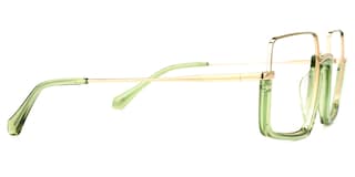 Shelton Square Green Glasses2