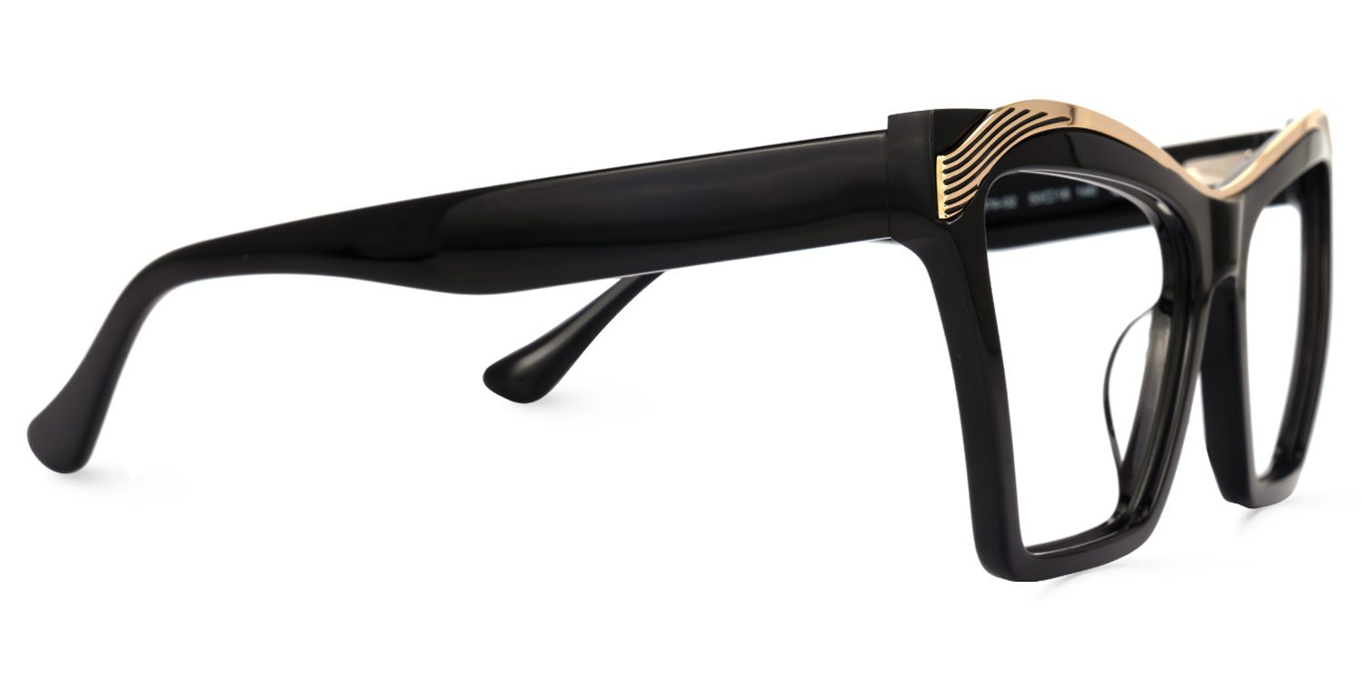 Flarisa Cateye Black Glasses | Zeelool Glasses