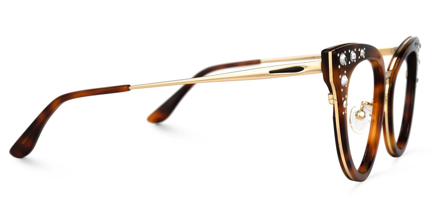 Terri Cateye Tortoise Glasses | Zeelool Glasses