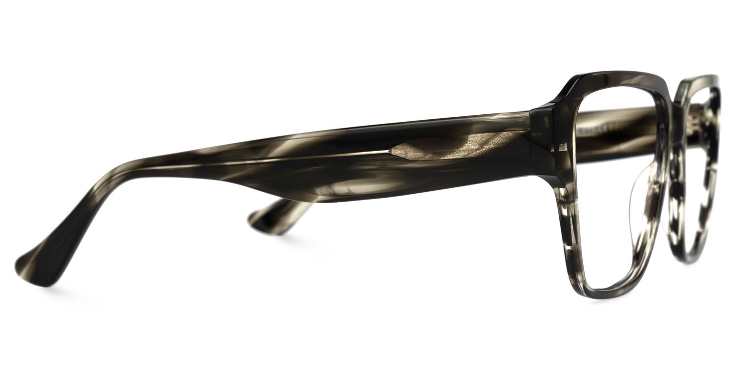 Laguna Square Gray-Havana Glasses | Zeelool Glasses2