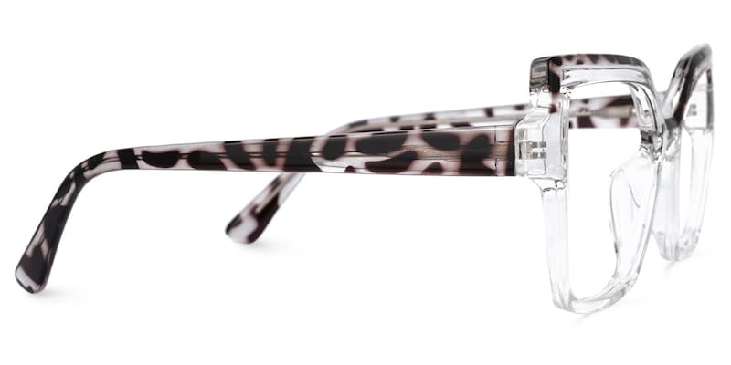 Nilda Cateye Crystal Glasses | Zeelool Glasses2