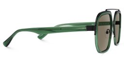 Ace Aviator Green Sunglasses2