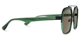 Ace Aviator Green Sunglasses2