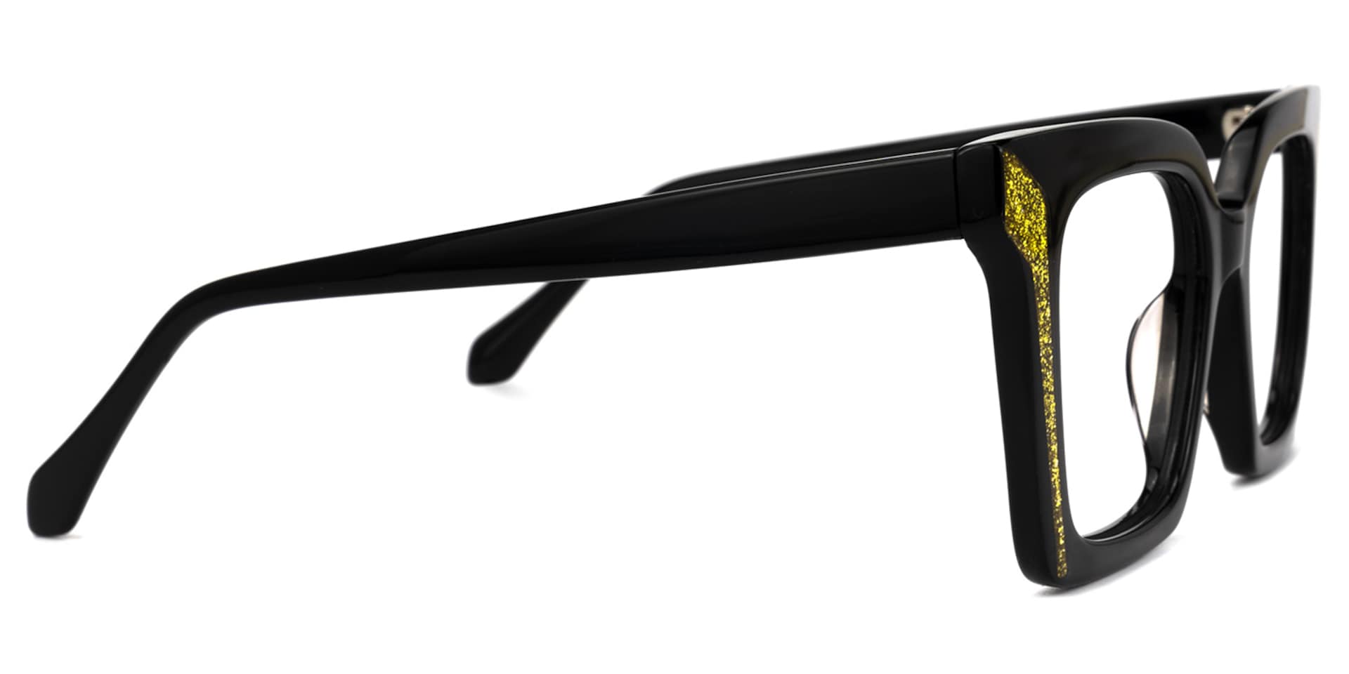 Khadra Square Black Glasses | Zeelool Glasses2