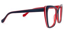 Shanell Butterfly Blue Glasses2