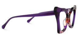 Wildony Cateye Purple Glasses2