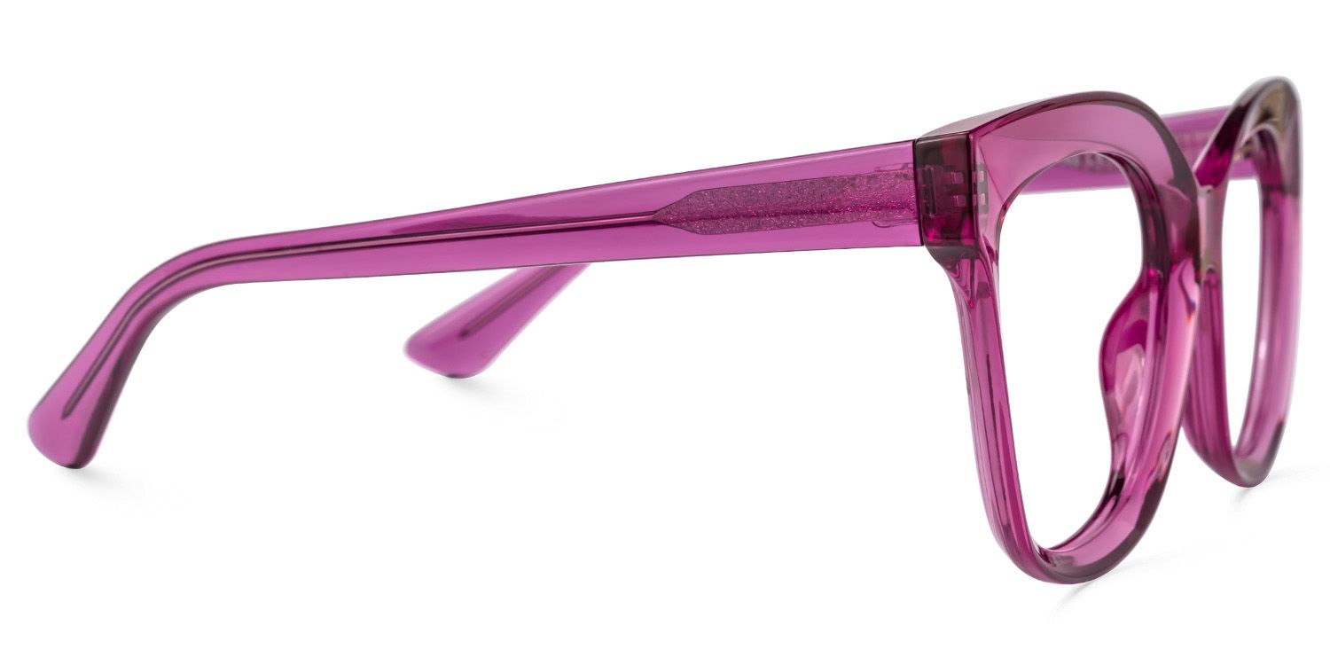 Granda Square Purple Glasses | Zeelool Glasses