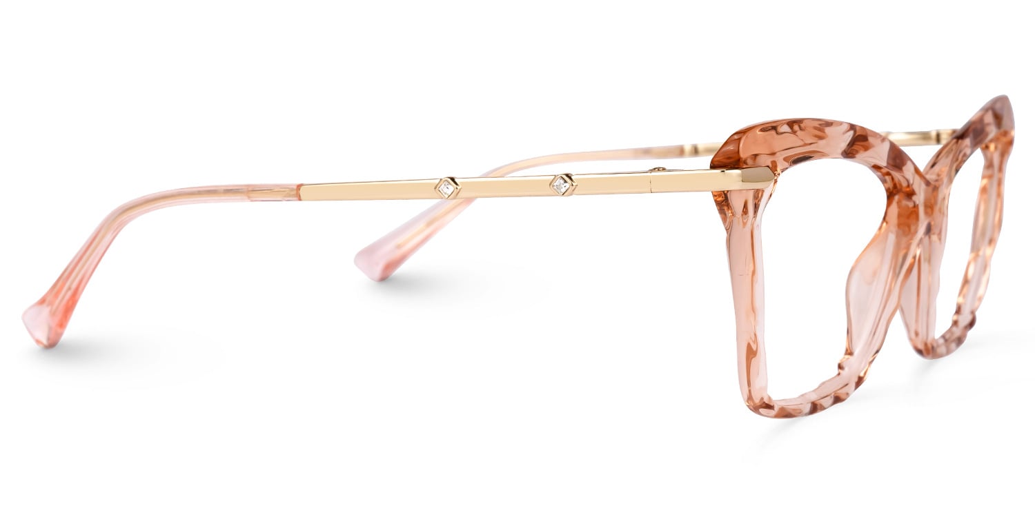 Juliet Cateye Peach Glasses2