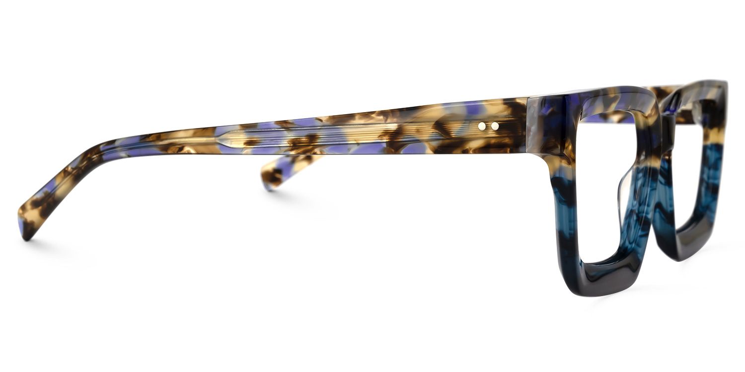 Bean Square Two-Tone Glasses | Zeelool Glasses2