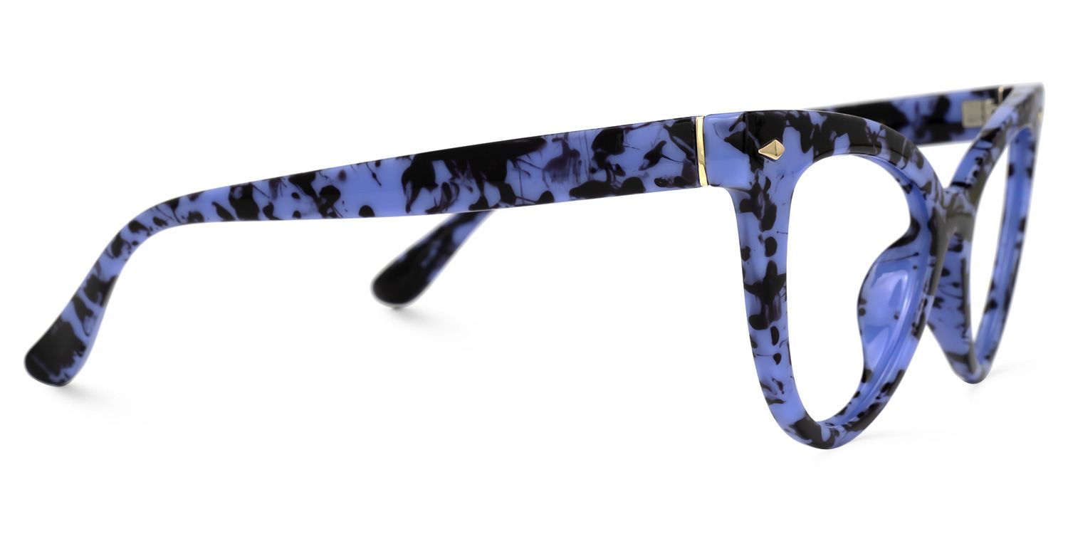 Colla Cateye Blue Glasses | Zeelool Glasses2