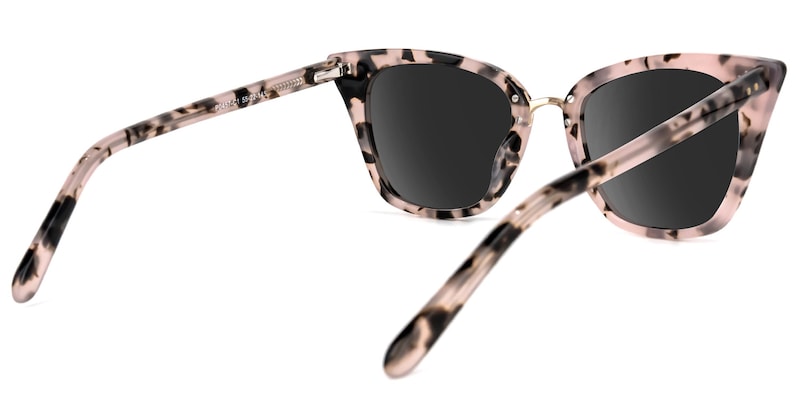 Martha Cat Eye Pink Floral Sunglasses | Zeelool Glasses4