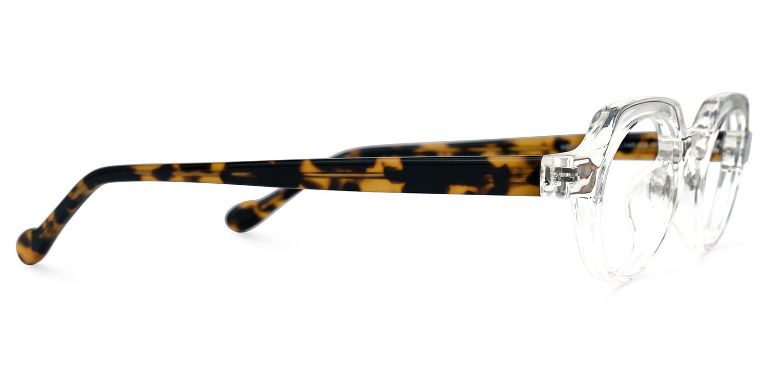 Renwick Oval Clear Glasses | Zeelool Glasses