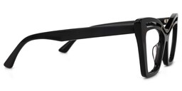 Arsolon Cateye Black Glasses2