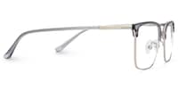 Hasan Square Gray Glasses2