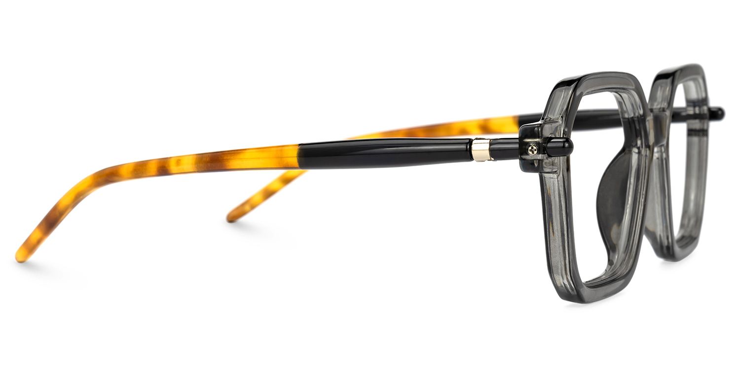 Oliveras Square Gray Glasses | Zeelool Glasses