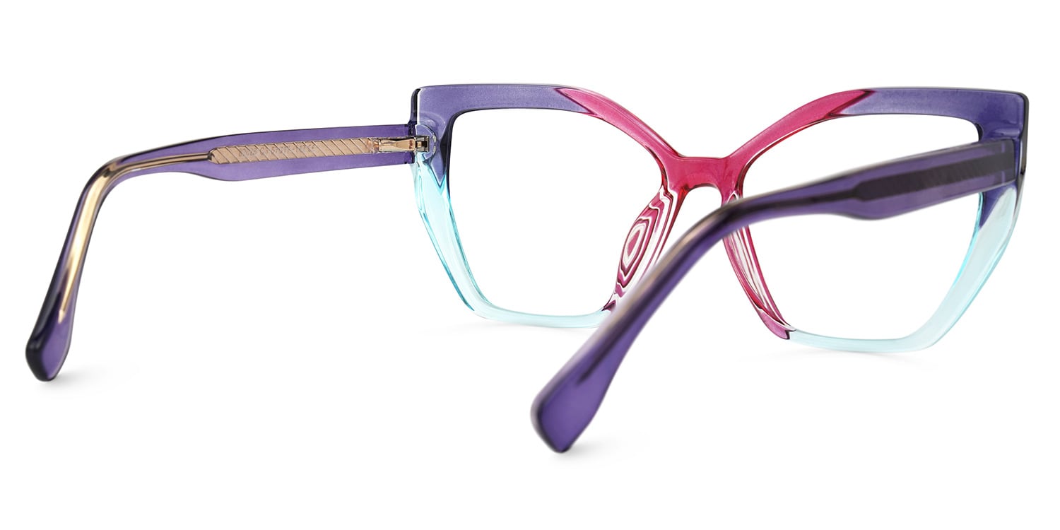 Durga Geometric Multicolor Glasses | Zeelool Glasses
