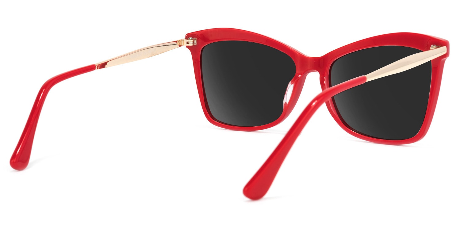 Isaebella Butterfly Red Sunglasses4