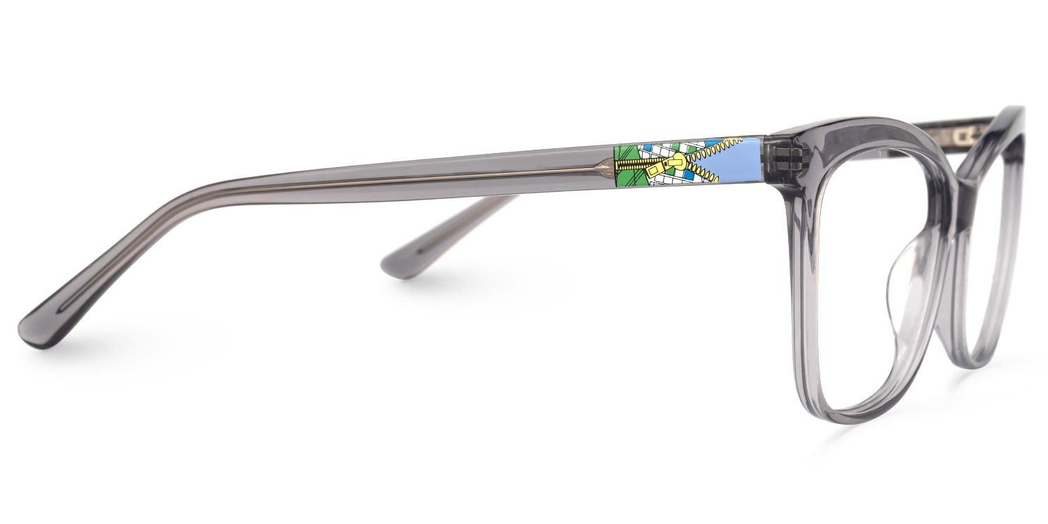 Alfred Butterfly Gray Frame Glasses | Zeelool Optical2