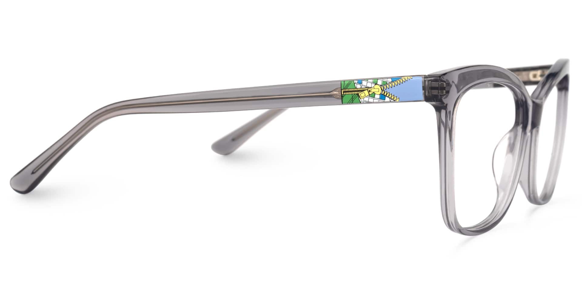 Alfred Butterfly Gray Glasses | Zeelool Glasses2