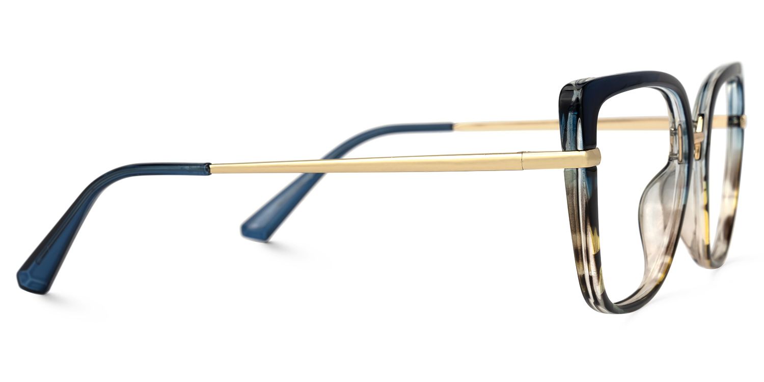 Salinas Cateye Blue Glasses | Zeelool Glasses2