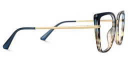 Salinas Cateye Blue Glasses2