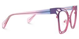 Cini Square Pink Glasses2
