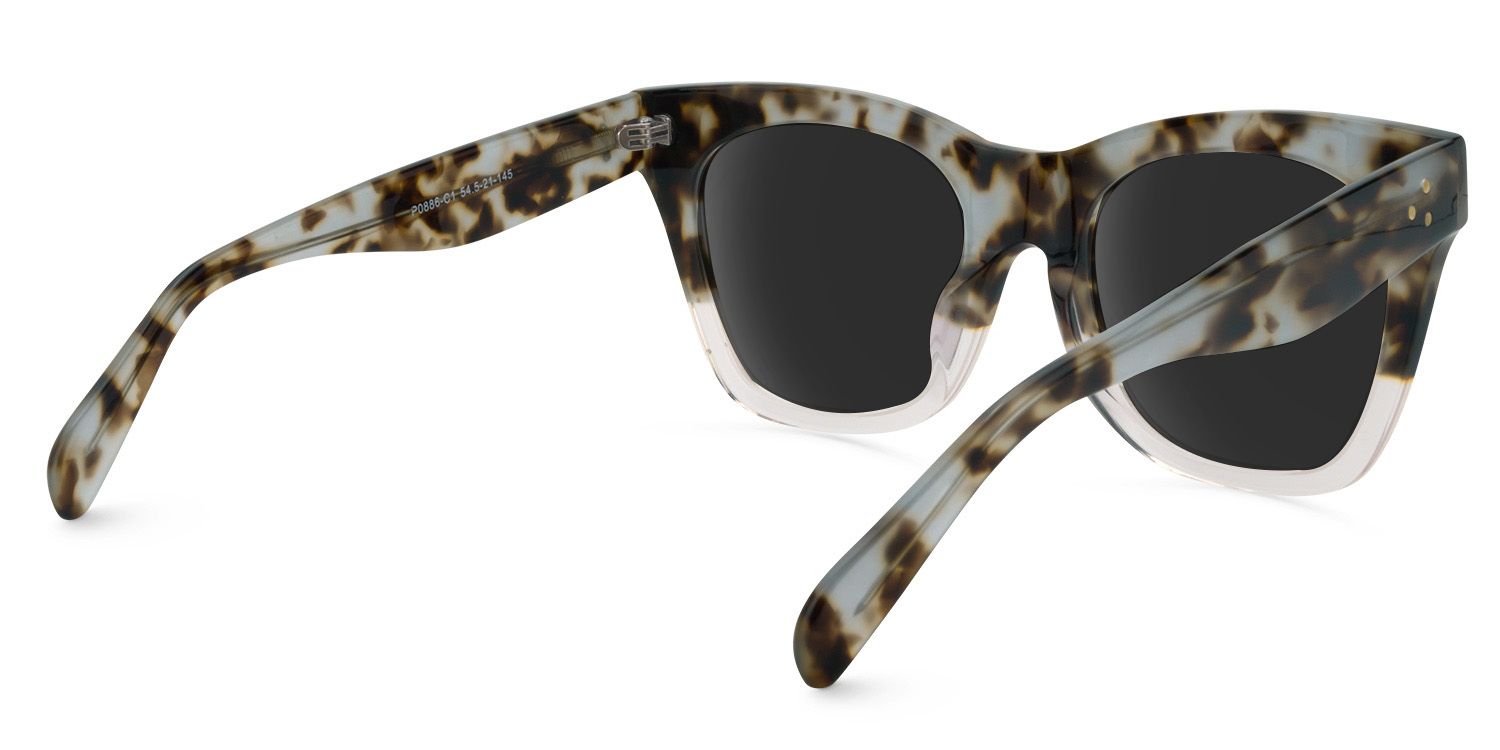 Tandy Rectangle Light-Tortoise Sunglasses | Zeelool Glasses4
