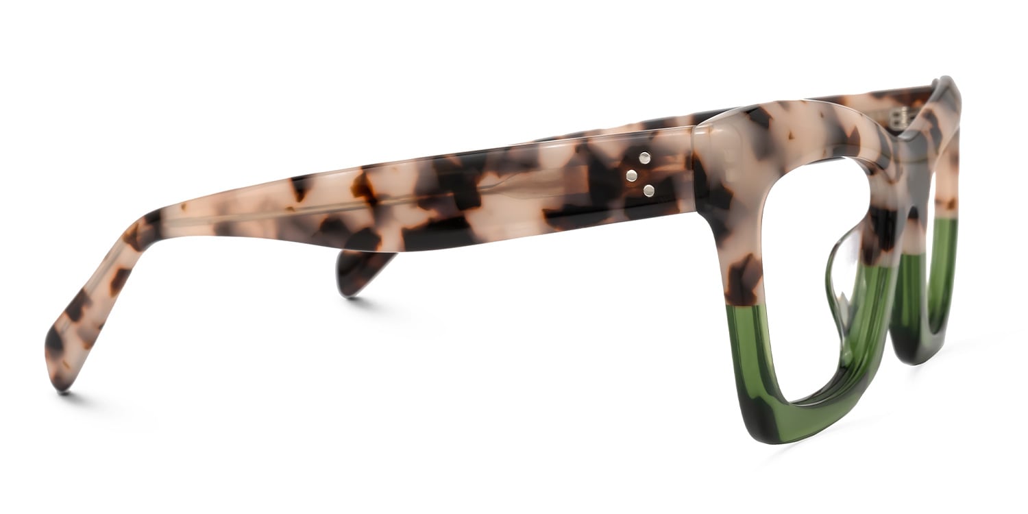 Benitez Square Two-Tone Glasses4