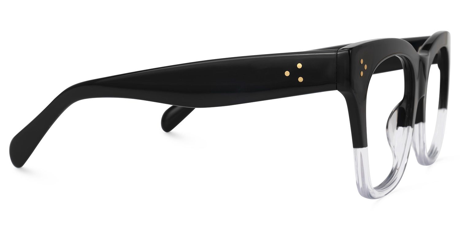 Rectangle Dark Tortoise Glasses | Zeelool Eyeglasses2