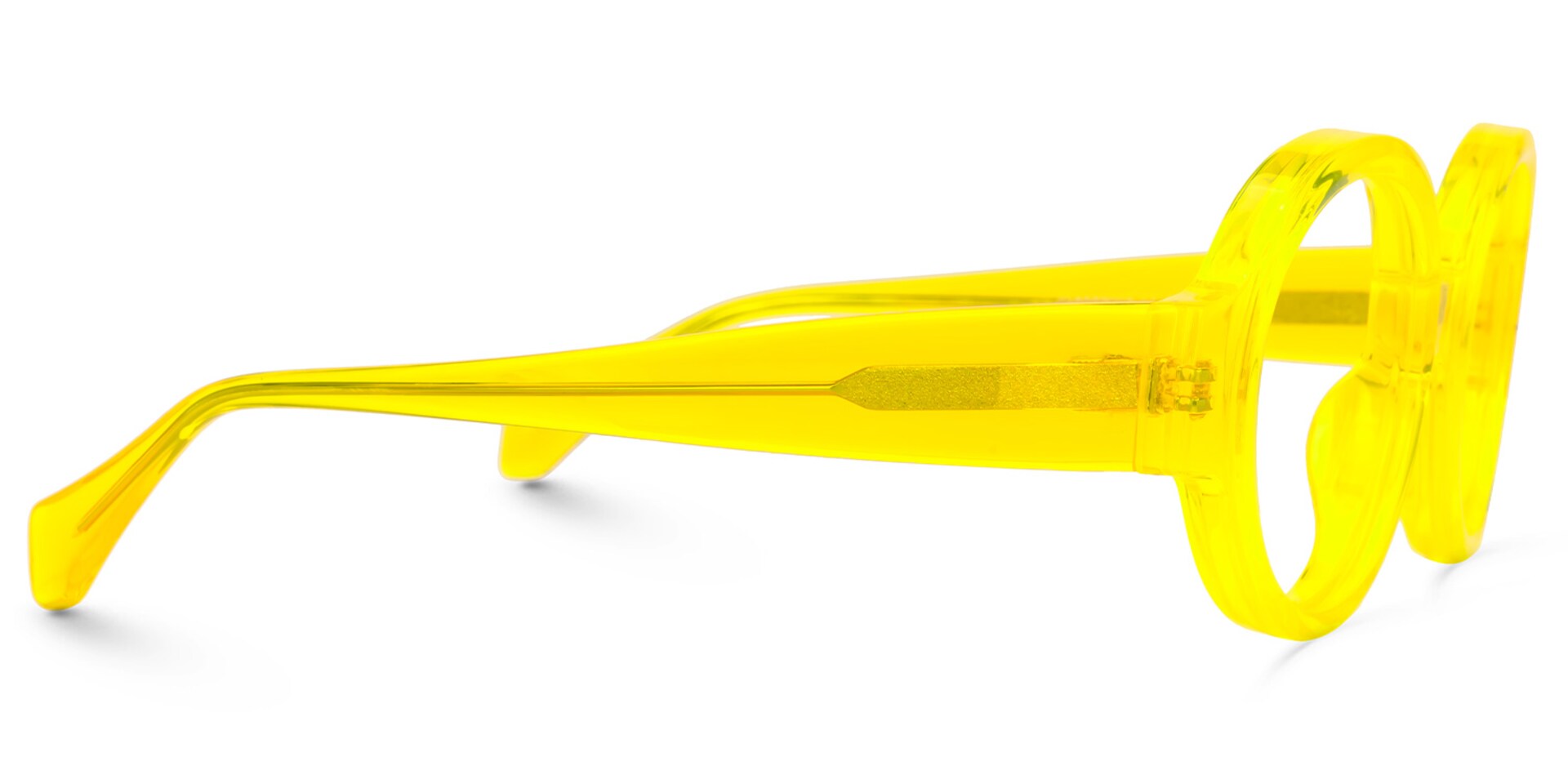 Dorrejo Round Yellow Glasses | Zeelool Glasses2