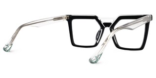 Demar Square Black Glasses3