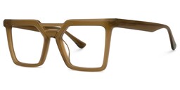 Demar Square Brown Glasses1