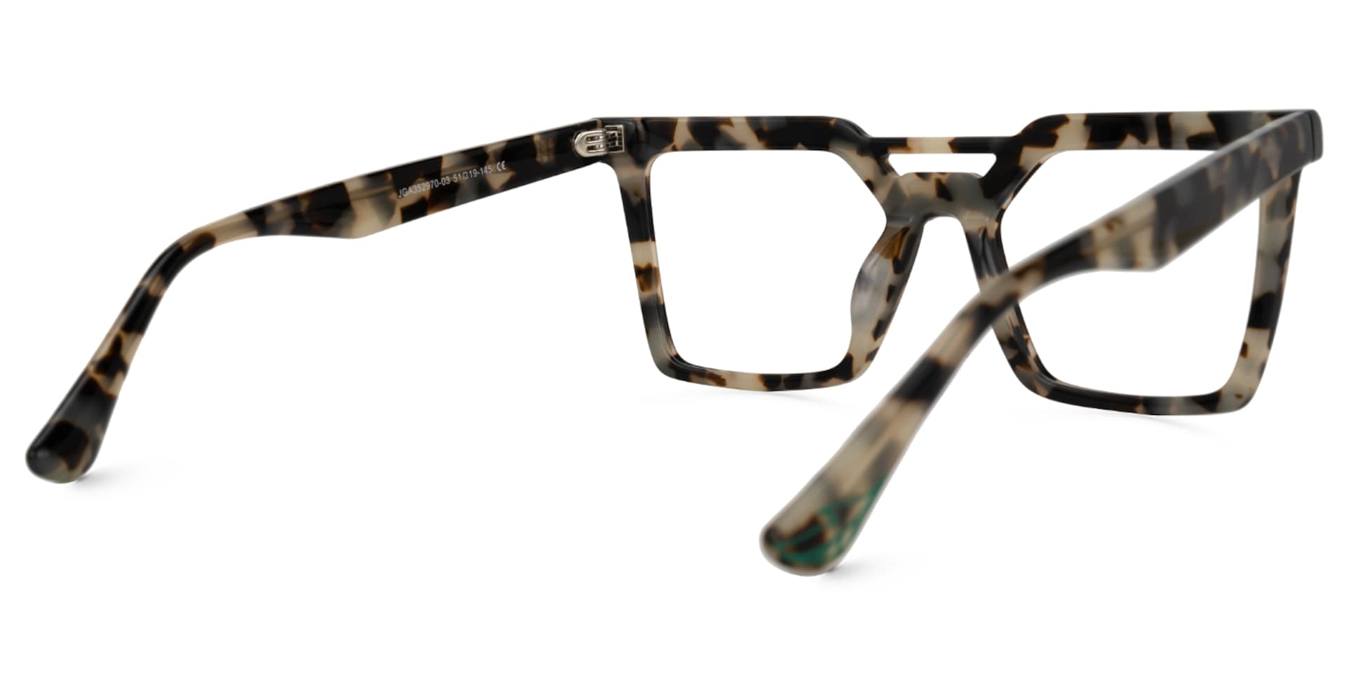 Demar Square Tortoise Glasses | Zeelool Glasses3