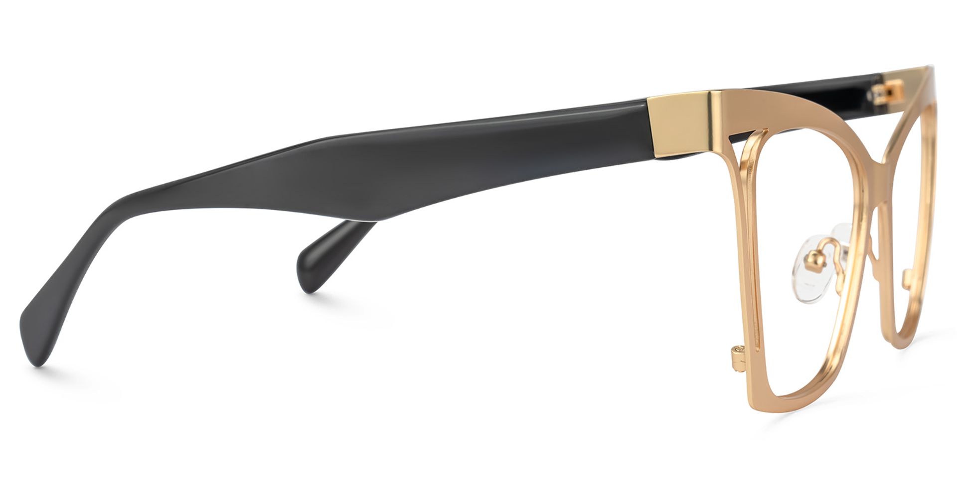 Adarsh Cateye Gold Glasses | Zeelool Glasses2