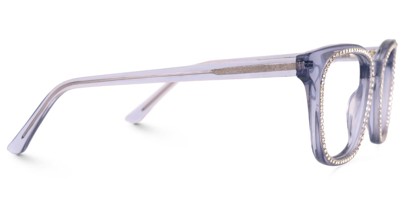 Ziva Square Purple Glasses | Zeelool Glasses2