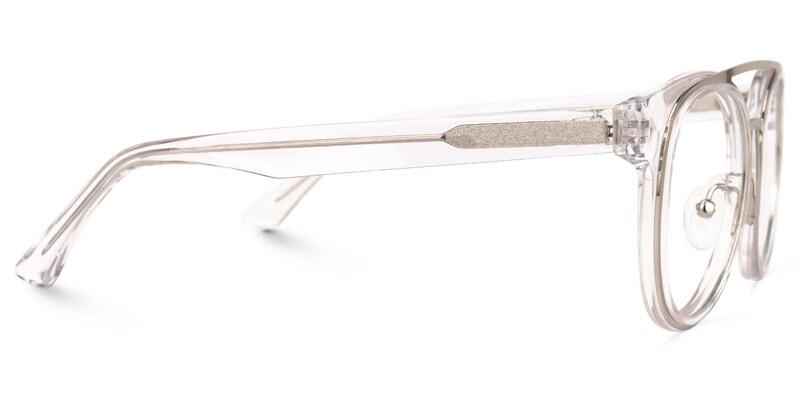 Buford Round Crystal Glasses | Zeelool Glasses2