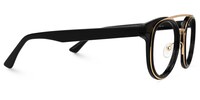 Buford Round Black Glasses2