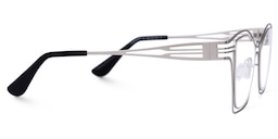 Barajas Cateye Silver Glasses2